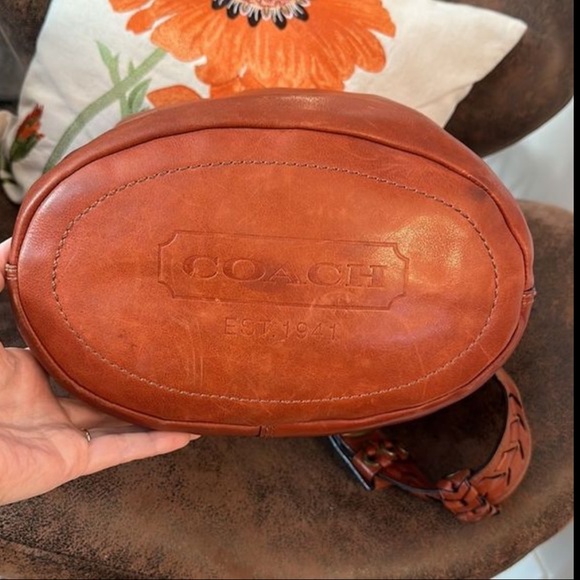 RARE COACH 11423 BLEECKER DUFFLE LEATHER w/OG HANGTAG SHADE OF WHISKEY RUST - Picture 13 of 15